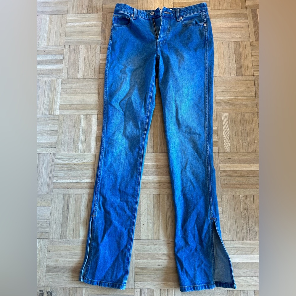 Something Navy size 6 bootcut blue jeans